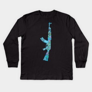 kalashnikov AK 47 Kids Long Sleeve T-Shirt